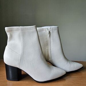 White Ankle Boots